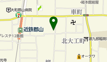 和田宇呉服店の地図画像