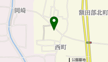 植田塗料株式会社の地図画像