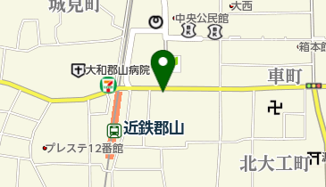 イシヤマ美容室の地図画像