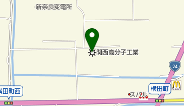 関西高分子工業株式会社の地図画像