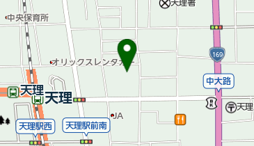 天理教 中央大教会信者詰所の地図画像