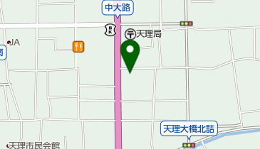 天理ふしん社クリーニング部の地図画像