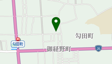 中西ふとん店 工場の地図画像