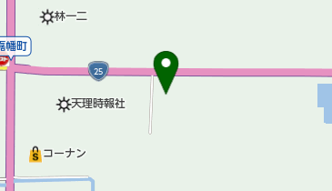 天理工芸株式会社の地図画像