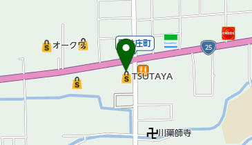 WAY書店TSUTAYA天理店の地図画像