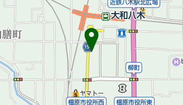 リラクシン奈良橿原店の地図画像