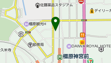 コミュニティケア橿原の地図画像