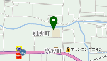 奈良朝鮮初中級学校の地図画像