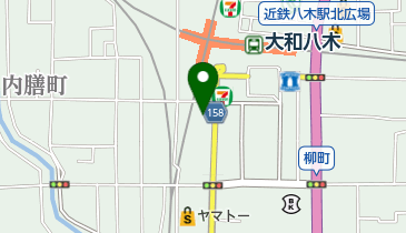 メナード化粧品八木南販社の地図画像