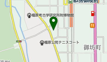 奈良県立橿原考古学研究所の地図画像