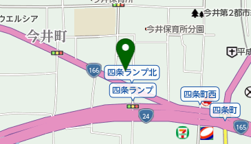 米田モータースの地図画像