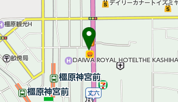 有限会社橿原自工の地図画像