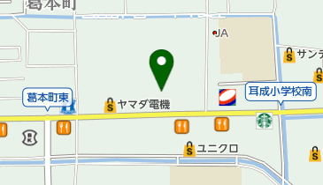 ピザハット奈良橿原店の地図画像