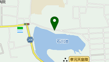 竹上理容店の地図画像