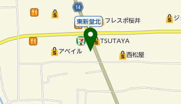 オートランドGT桜井の地図画像