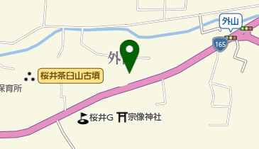外山不動院の地図画像