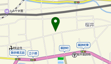 玉置質店の地図画像