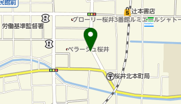 写真のハッピー桜井店の地図画像