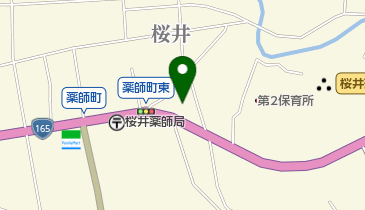 萩乃園の地図画像