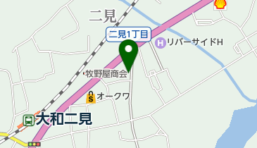 有限会社田原塗料の地図画像