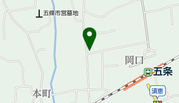 梅田米穀店の地図画像