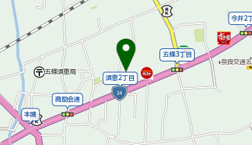 不二家洋菓子店の地図画像