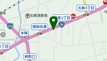 髪切屋の地図画像