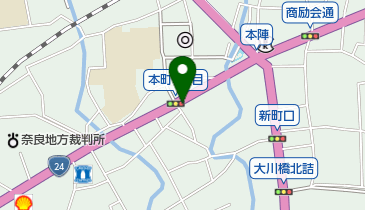 西岡理容店の地図画像