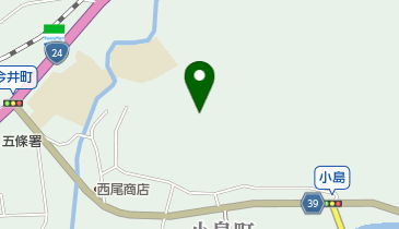 五條市役所 浄水場の地図画像