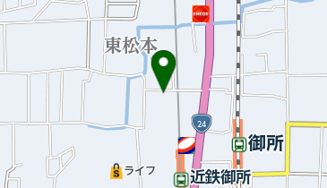 ナンワトレーニングジムの地図画像