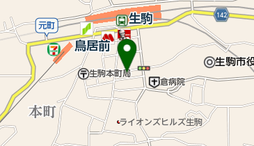 大谷美容室の地図画像