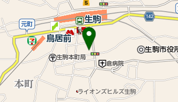 生駒市役所 市民活動推進センターららポートの地図画像