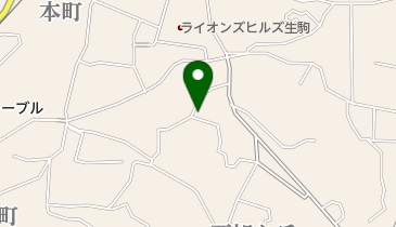 ギフト若草の地図画像