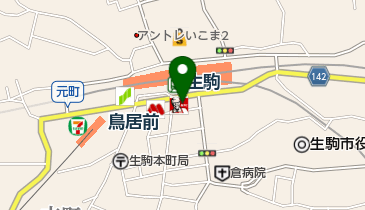 株式会社山晃住宅生駒店の地図画像