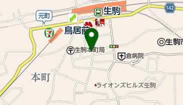 一調の地図画像