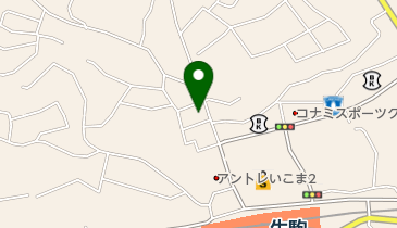 生駒市役所 教育相談室の地図画像