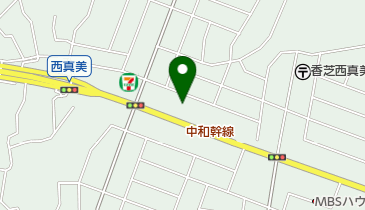 松倉商事株式会社香芝営業所の地図画像