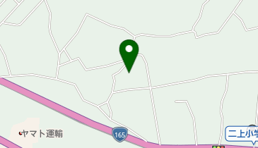 穴虫西公民館の地図画像