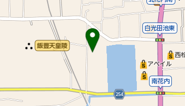 北花内コミュニティセンターの地図画像