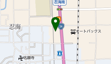 菱田紙業の地図画像