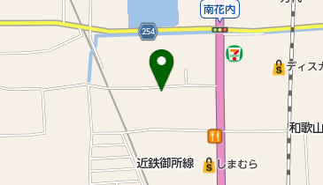 竹花整骨物療院の地図画像