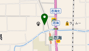 ヘアーサロン忍海の地図画像