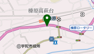 せんたく館榛原店の地図画像