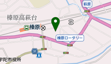 ハイバラ美容室の地図画像