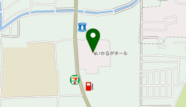 いかるがホールの地図画像