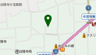 奥田工務店の地図画像