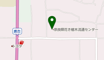 奈良県花き植木農業協同組合の地図画像