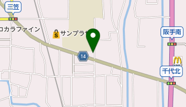 やすい呉服店の地図画像