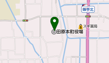 田原本鍼灸院の地図画像