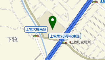 上牧町立 上牧第二小学校学童保育の地図画像